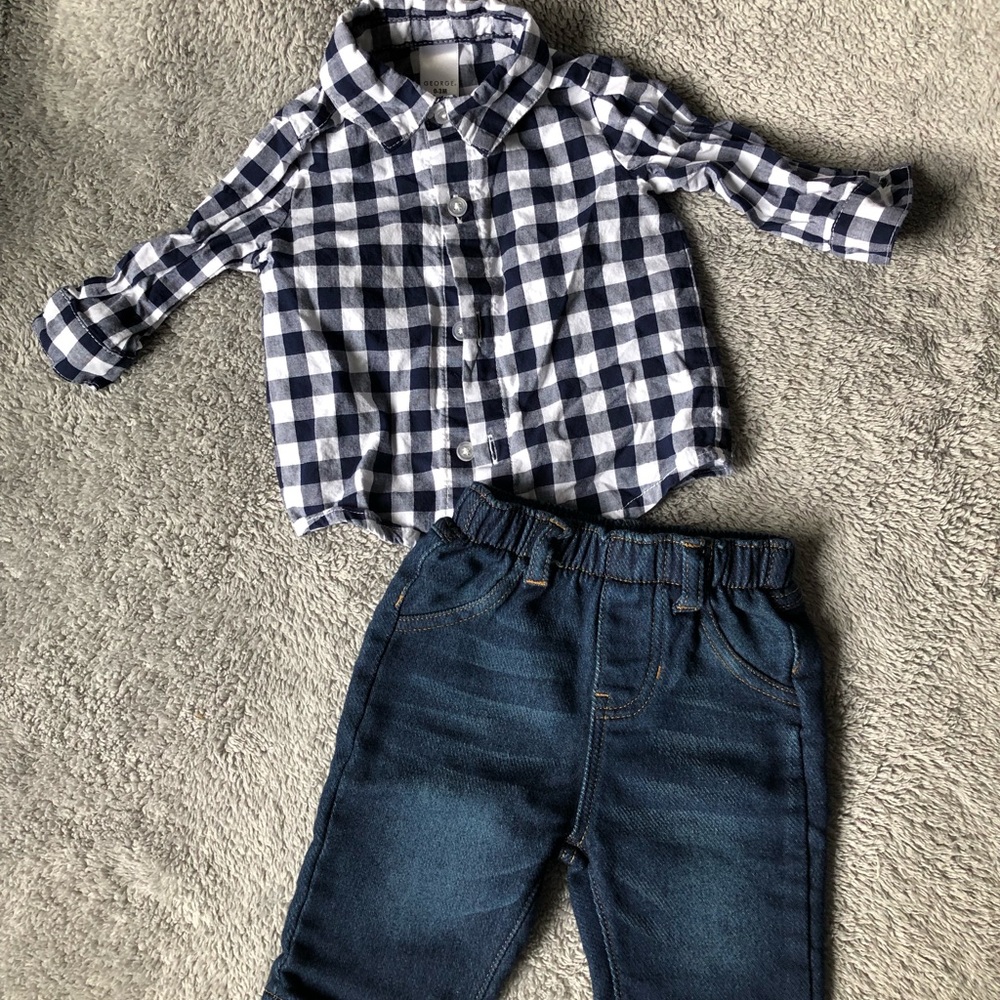Cute fall baby boy outfit
